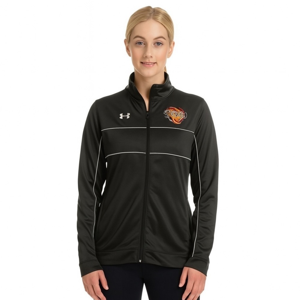 Under Armour Gray Athletic Jacket Small Petite - Picture 1 of 8